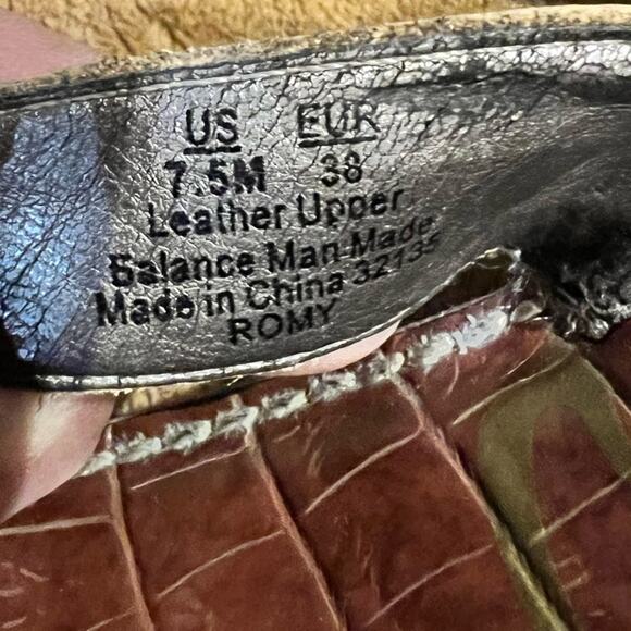 SAM Edelman Romy Cork and Leather Wedge/Platform Sandals size 7.5 - Picture 6 of 12